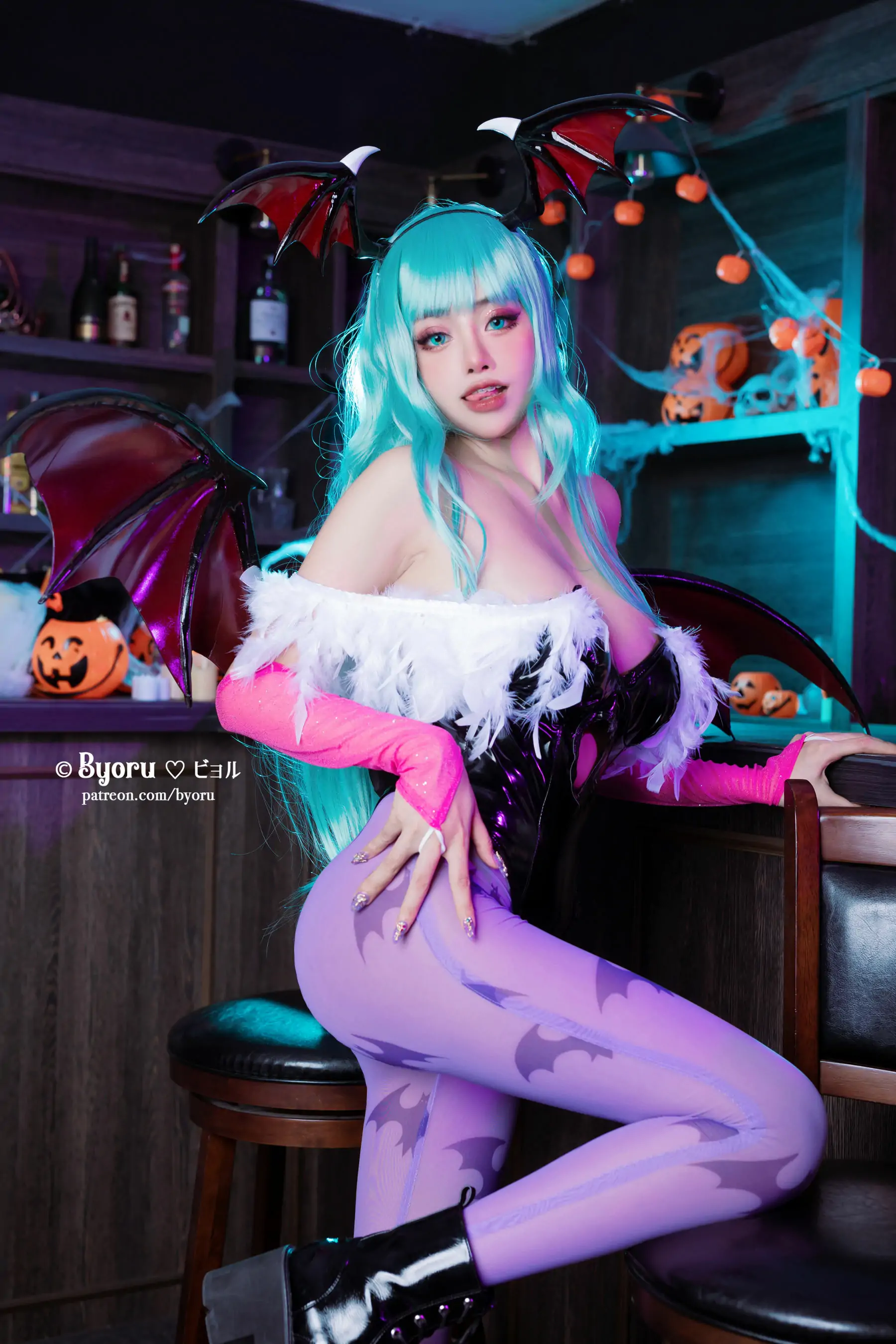 [福利COS] 日本性感萝莉Byoru - Morrigan