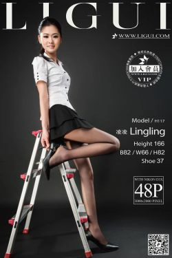 [丽柜LiGui] Model 凌凌《黑丝高跟美足》美腿玉足写真图片(48P)