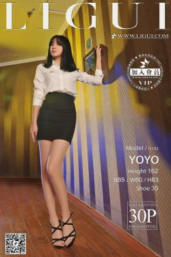 [丽柜LiGui] Model YOYO《肉丝高跟美足》美腿玉足写真图片(30P)
