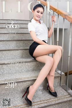 Model 凌凌《楼梯上的OL高跟丝足》上下全集 [丽柜LiGui] 美腿玉足写真图片(65P)