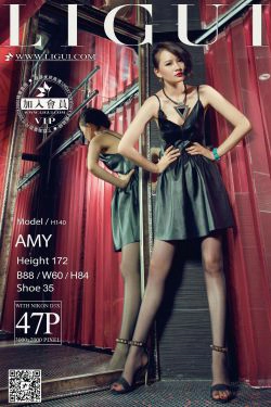 Model AMY《吊带裙黑丝高跟女郎》 [丽柜LiGui] 美腿玉足写真图片(47P)