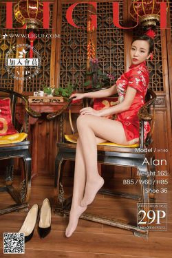Model ALAN《红色旗袍古典美人》上下全集 [丽柜LiGui] 美腿玉足写真图片(57P)