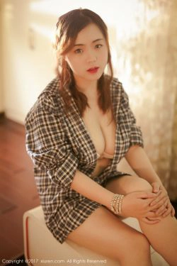 米爱Demon《格子衬衫 半透内衣系列》 [秀人网XIUREN] No.754(50P)