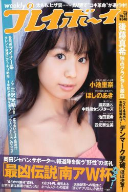 小池里奈 池田夏希 後藤真希 ほしのあき [Weekly Playboy] 2010年No.27 写真杂志(32P)