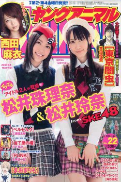 松井珠理奈 松井玲奈 西田麻衣 [Young Animal] 2010年No.22 写真杂志(17P)