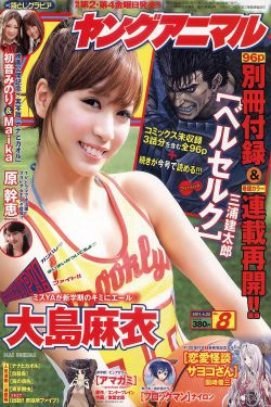 大島麻衣 原幹恵 初音みのり Maika [Young Animal] 2011年No.08 写真杂志(21P)