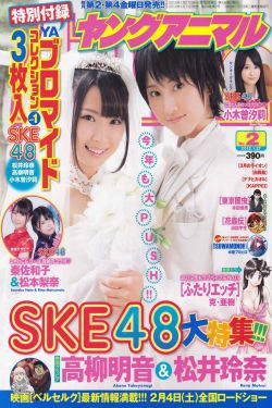松井玲奈 高柳明音 [Young Animal] 2012年No.02 写真杂志(10P)