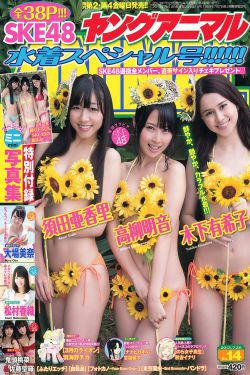 須田亜香里 高柳明音 木下有希子 大场美奈 松村香織 佐藤聖羅 鬼头桃菜 [Young Animal] 2013年No.14 写真杂志(40P)