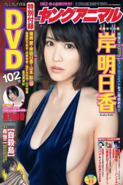 岸明日香 倉持由香 [Young Animal] 2014年No.11 写真杂志(18P)