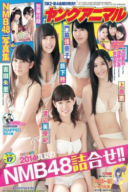NMB48 吉田朱里 上西恵 渡辺美優紀 矢倉楓子 山本彩 室加奈子 [Young Animal] 2014年No.17 写真杂志(32P)