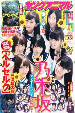 乃木坂46 能條愛未 永島聖羅 伊藤かりん [Young Animal] 2015年No.15 写真杂志(17P)