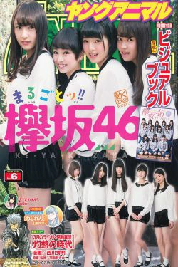 欅坂46 渡辺梨加 平手友梨奈 今泉佑唯 小林由依 [Young Animal] 2016年No.06 写真杂志(34P)