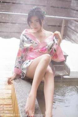 许诺Sabrina《浴池和服 蕾丝美腿》 [爱蜜社IMiss] Vol.221(50P)