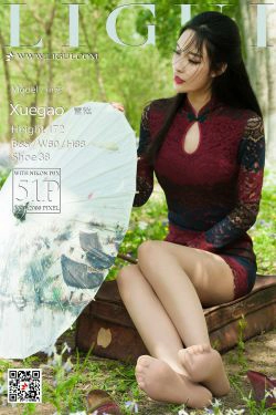 腿模雪糕《古典蕾丝旗袍丝足》 [丽柜LIGUI] 美腿丝足(42P)