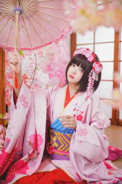 [萝莉COS] 桜桃喵《(加藤惠)和服》(23P)