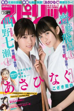 [Weekly Big Comic Spirits] 2017年No.21-22 齋藤飛鳥 西野七瀬(11P)