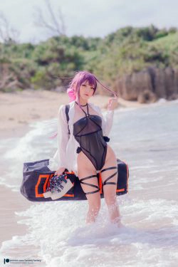 [Fantasy Factory] 小丁Cosplay - 海滩风情(34P)