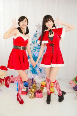[台湾美女] 李思嫺&崔甜天 圣诞节室拍(26P)