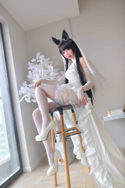 [萝莉COS] 雪琪 - 爱宕婚纱(38P)