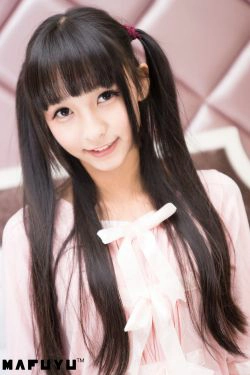[萝莉COS] 神楽板真冬 粉白条纹系列套图(103P)