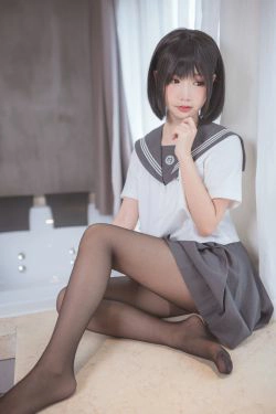 [萝莉COS] 面饼仙儿 - 脑内少女 黑丝JK(25P)