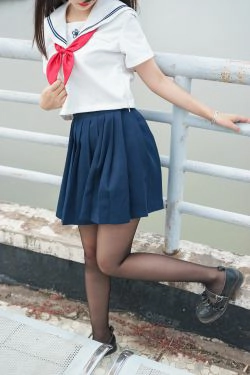 [轻兰映画] SPL.012  JK黑丝平底鞋(87P)