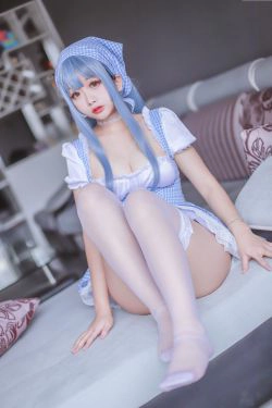 Cosplay日奈娇 蓝色女仆(46P)