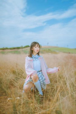 可爱人气Coser面饼仙儿 粉黛草JK(19P)