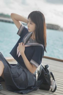 [COS福利] 动漫博主南桃Momoko - 蓝jk(12P)