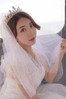 [COS福利] 人气Coser黑川 - 海岛之旅 婚纱(17P)