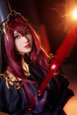 [COS福利] 动漫博主南桃Momoko - 斯卡哈二破(9P)