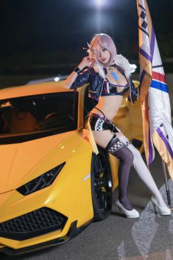 [Cosplay写真] 周叽是可爱兔兔 - 玛修赛车(21P)