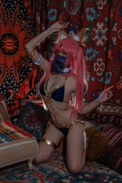 [Cosplay写真] 人气Coser二佐Nisa - 玉藻前舞娘(22P)