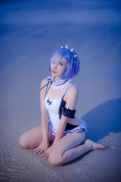 [Cosplay写真] 人气Coser二佐Nisa - 蕾姆泳衣(14P)