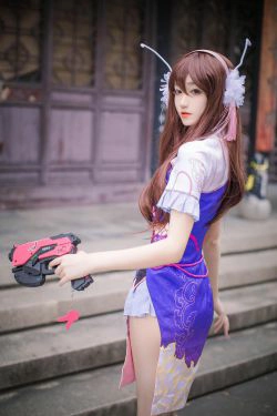 [Cosplay写真] 动漫博主南桃Momoko - DVA(9P)