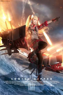 [网红COSER] 可爱人气Coser面饼仙儿 - 希佩尔上将(9P)