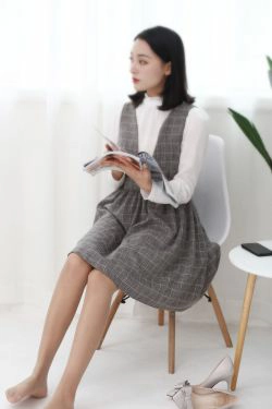 [奈丝] NO.133 秀秀 装嫩两件套 衬衫背带裙(36P)