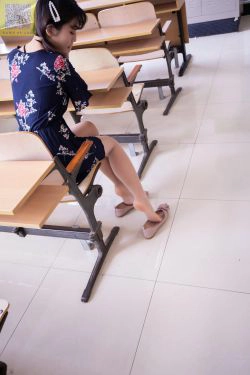 [山茶摄影LSS] NO.087 小雪 教室碎花裙(89P)