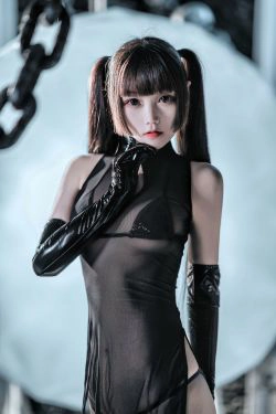 [COS福利] COS少女星野咪兔 - 透视网纱旗袍(89P)