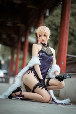 [COS福利] 清纯少女五更百鬼 - OTS-14旗袍(38P)