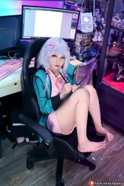 [网红COSER写真] Coser小姐姐Potato Godzilla - Sagiri(39P)