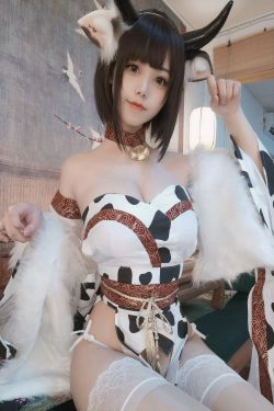 [网红COSER写真] 萌系小姐姐蜜汁猫裘 - 奶牛(30P)