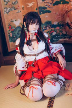 [网红COSER写真] 微博妹纸霜月shimo - 巫女捆绑(24P)