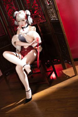 [网红COSER写真] Coser小姐姐星之迟迟 - W-同人旗袍(33P)