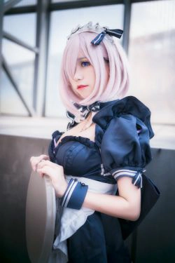 [网红COSER写真] 芋圆侑子SJ_ - 黑枪呆女仆自拍(23P)