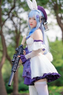 [网红COSER写真] 动漫博主Mime弥美 - 少女前线 HK416(20P)