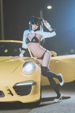[网红COSER写真] 动漫博主雅祈 - 碧蓝航线赛车爱宕(23P)