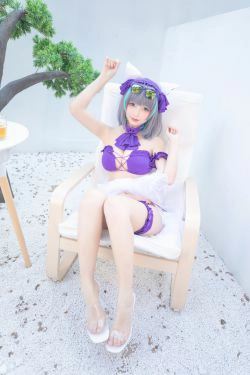 [网红COSER写真] 萝莉神楽板真冬 之柴郡 - 纯色庭院(150P)
