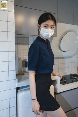 [ISS系列]  美晗 蓝色衬衫(69P)