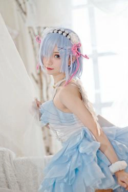 [网红COSER写真] 花柒Hana - 蕾姆天使(19P)